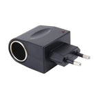 6W Vehicle Power Inverters 220V AC/DC to 12V DC with Car Cigarette Lighter Socket Adapter Converter Vehicle Amplifier Power Output: DC 12V 500mA(EU Plug), 12V 500mA(EU Plug) 12V 500mA(EU Plug)