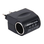 6W Vehicle Power Inverters 220V AC/DC to 12V DC with Car Cigarette Lighter Socket Adapter Converter Vehicle Amplifier Power Output: DC 12V 500mA(EU Plug), 12V 500mA(EU Plug)