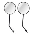 2 PCS Motorcycle Universal ABS Shell Metal Holder Rear VIew Mirror for JH70 JC70 CG125, JH70 JC70 CG125 JH70 JC70 CG125