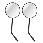 2 PCS Motorcycle Universal ABS Shell Metal Holder Rear VIew Mirror for JH70 JC70 CG125, JH70 JC70 CG125 JH70 JC70 CG125