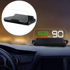 With Adjustable Reflection Board, Speed & RPM & Water Temperature & Oil Consumption & Driving Distance / Time & Voltage Display, Over Speed Alarm, Connect OBD2 Interface, C500(Green), C500(Blue), C500（White) – Durable Build, Easy to Use C500(Green) Green