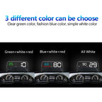 With Adjustable Reflection Board, Speed & RPM & Water Temperature & Oil Consumption & Driving Distance / Time & Voltage Display, Over Speed Alarm, Connect OBD2 Interface, C500(Green), C500(Blue), C500（White) – Durable Build, Easy to Use