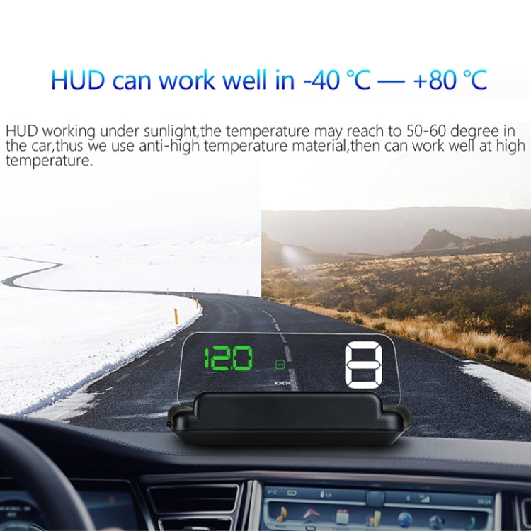 With Adjustable Reflection Board, Speed & RPM & Water Temperature & Oil Consumption & Driving Distance / Time & Voltage Display, Over Speed Alarm, Connect OBD2 Interface, C500(Green), C500(Blue), C500（White) – Durable Build, Easy to Use