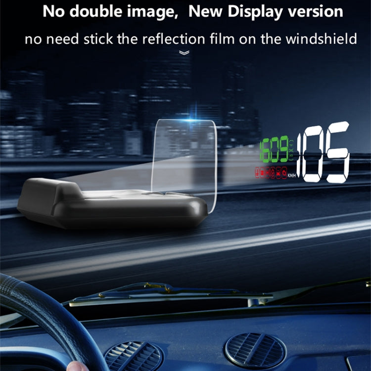 With Adjustable Reflection Board, Speed & RPM & Water Temperature & Oil Consumption & Driving Distance / Time & Voltage Display, Over Speed Alarm, Connect OBD2 Interface, C500(Green), C500(Blue), C500（White) – Durable Build, Easy to Use