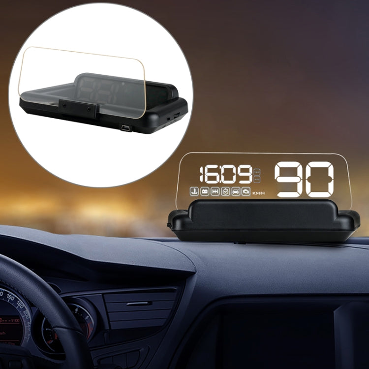 With Adjustable Reflection Board, Speed & RPM & Water Temperature & Oil Consumption & Driving Distance / Time & Voltage Display, Over Speed Alarm, Connect OBD2 Interface, C500(Green), C500(Blue), C500（White) – Durable Build, Easy to Use C500（White) White
