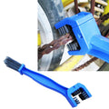Motorcycle Bike Nylon Chain Cleaning Brush, Blue Blue