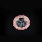 Car Aluminum Steering Wheel Decoration Ring with Diamonds For Volkswagen