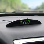 2 in 1 Car LED Digital Display Thermometer Clock