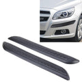 2 PCS Universal Car Auto Rubber Body Bumper Guard Protector Strip Sticker Black