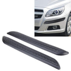 2 PCS Universal Car Auto Rubber Body Bumper Guard Protector Strip Sticker Black