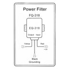 FQ-318 Car Stereo Radio Power Wire Engine Noise Filter Suppressor Isolator Power Supply Filter, FQ-318