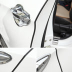 5.6m Car Decorative Strip Rubber Chrome Decoration Strip Door Seal Window Seal, 5.6m Black, 5.6m Red, 5.6m Transparent