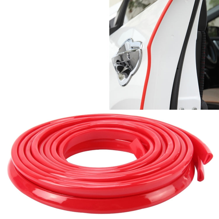 5.6m Car Decorative Strip Rubber Chrome Decoration Strip Door Seal Window Seal, 5.6m Black, 5.6m Red, 5.6m Transparent – Durable Build, Easy to Use 5.6m Red Red