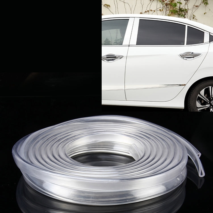 5.6m Car Decorative Strip Rubber Chrome Decoration Strip Door Seal Window Seal, 5.6m Black, 5.6m Red, 5.6m Transparent – Durable Build, Easy to Use 5.6m Transparent Transparent
