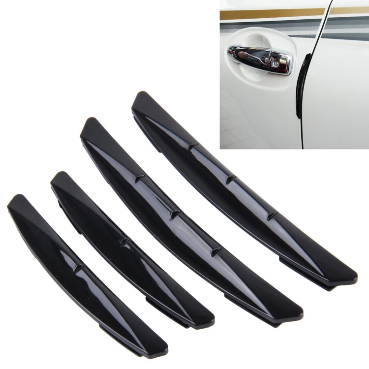 3R 3R-2103 4 PCS Rubber Car Side Door Edge Protection Guards Cover Trims Stickers, 3R-2103 Side Door Edge Guards 3R-2103 Side Door Edge Guards Black