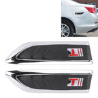 2 PCS Car Side Air Intake Flow Vent Fender Decorative Stickers Cover, Side Air Intake Flow Vent Cover Side Air Intake Flow Vent Cover
