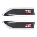 2 PCS Car Side Air Intake Flow Vent Fender Decorative Stickers Cover, Side Air Intake Flow Vent Cover