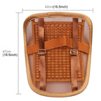 Universal Summer Ice Silk Mesh Breathable Cool Massage Waist Mat with Maple Wooden Bead for Car Family Office, CMS9127A, CMS9127B, CMS9127C, CMS9127D, CMS9127E