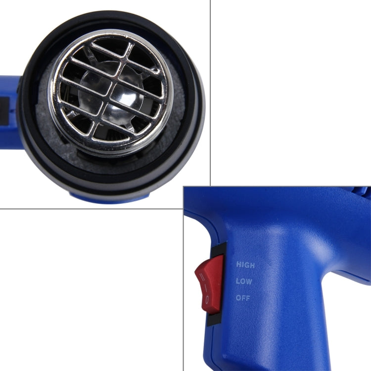 DINGGUAGUA 1800W Industrial Heavy Duty Professional Adjustable Temperature from 50 Degrees Celsius to 650 Degrees Celsius Heat Air Gun Tool with Temperature Display, Temperature Display 50 to 650 Degrees – Durable Build, Easy to Use