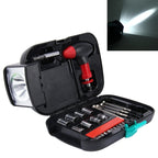 24 PCS Portable Flashlight Tool Box Set - Portable Auto, Home, Emergency Tool Kit with Flashlight, 24 PCS with Flashlight 24 PCS with Flashlight