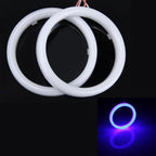 2 PCS 2.5inch Car Angel Eyes Light, DC 12V Blue Light