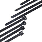 250pcs /Pack 5mm*300mm Nylon Cable Ties, 5mm*300mm Black, 5mm*300mm White