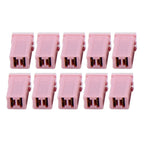 10 PCS Vehicle Car Plastic Shell Straight Female Terminal Push in Blade Cartridge PAL Fuse 30Amp 32V, 30Amp 32V 30Amp 32V