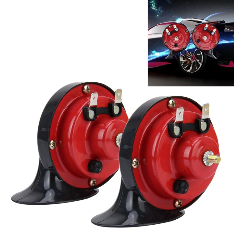 2 PCS SEGER Supertone 12V High Tone / Low Tone 118dB Twin Horn Kit with Bracket Default Title