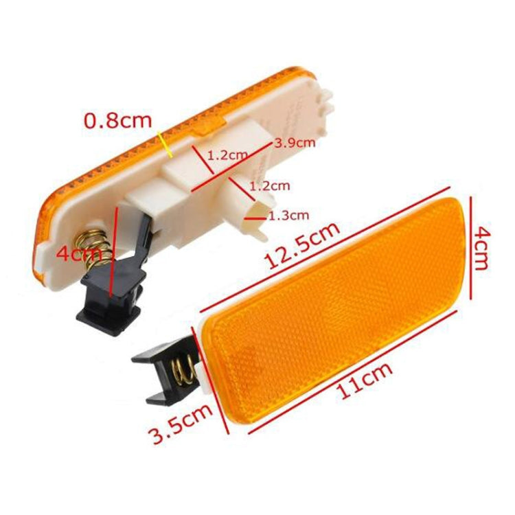 2 PCS Front Bumper Clearance Lights Housing without Bulb Replacement 1JM945071 / 1JM945072 for VW Golf / Jetta 1999-2005 – Durable Build, Easy to Use