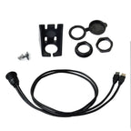 1m Flush Mount USB 3.0 Dock Car Ship Motorcycle Dashboard Panel Male to Female Data Waterproof Extension Cord, For Cable Length: 1m