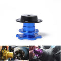 Universal Aluminum Car Steering Wheel Quick Release HUB Racing Adapter Snap Off Boss Kit, A1565 A1565