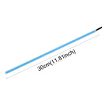 2 PCS 30cm DC12V 4.2W Ultra-thin Car Auto Double Colors Turn Lights / Running Lights, with LED SMD-2835 Lamp Beads (Turn Lights: Yellow Light; Running Lights: Ice Blue Light), Turn Lights: Yellow Light; Running Lights: Ice Blue Light