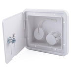White Water Inlet Integrated Fill Dish Hatch Lock for RV Trailer Camper, A1063