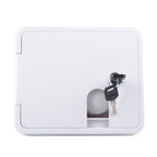 White Water Inlet Integrated Fill Dish Hatch Lock for RV Trailer Camper, A1063