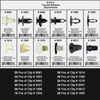 292 PCS Car Retainer Clips Assortment Car Panel Trim Plastic Fasteners Rivet Clips Set, 292 PCS