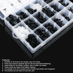 415 PCS Car Retainer Clips Assortment Car Panel Trim Plastic Fasteners Rivet Clips Set, 415 PCS