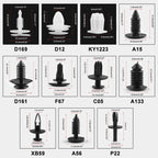 415 PCS Car Retainer Clips Assortment Car Panel Trim Plastic Fasteners Rivet Clips Set, 415 PCS