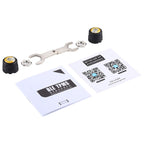 Motorcycle Bluetooth Tire Pressure Monitoring System TPMS Mobile Phone APP Detection 2 External Sensors, TPMS