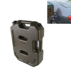 Gasoline Fuel Tanks Plastic 2.6 Gallon 10 Litres Auto Shut Off Fuel Cans Oil Container Emergency Backup Army Green