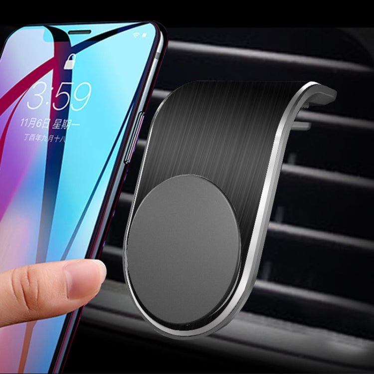 Car Metal Magnetic Air Outlet Mobile Phone Holder Bracket, Air Outlet Mobile Phone Holder Air Outlet Mobile Phone Holder Black