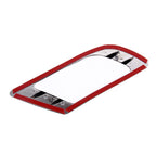2 PCS Euro Style Plastic Decorative Air Flow Intake Turbo Bonnet Hood Side Vent Grille Cover With Self-adhesive Sticker