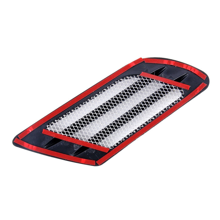 2 PCS Euro Style Metal Decorative Air Flow Intake Turbo Bonnet Hood Side Vent Grille Cover with Self-adhesive Sticker – Durable Build, Easy to Use