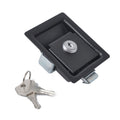 Black Paddle Entry Door Latch & Keys Tool Box for Trailer / Yacht / Truck, A1215-01 A1215-01
