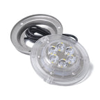 DC 10-30V 12W IP68 316 Stainless 6 LEDs Blue Light Underwater Light Boat High Power Bright for Marine / Yacht, 12W Blue Light