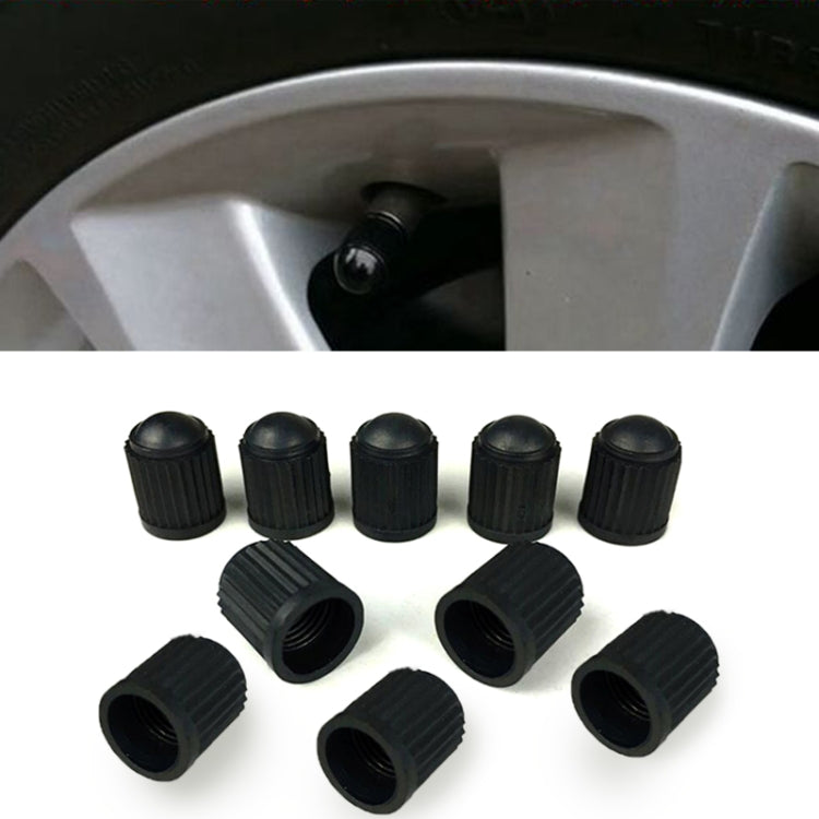 200 PCS Black Tire valve Dust Rubber Cap For Bicycle And Car, Diameter: 10mm(Black), 200 PCS 200 PCS