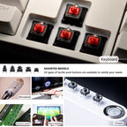 180 PCS Tactile Push Button Switch Kit Micro Switch, 180pcs /Set