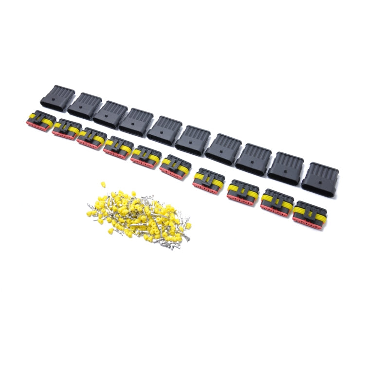 10 Sets 6 Pins Way Sealed Waterproof Electrical Wire Connector Plug Terminal Car Auto Set, A0315 – Waterproof A0315