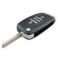 For PEUGEOT Car Keys Replacement 3 Buttons Car Key Case with Grooved and Holder, 3 Buttons with Grooved 3 Buttons with Grooved