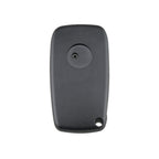 For FIAT Car Keys Replacement 3 Buttons Car Key Case with Side Battery Holder, Black, Blue