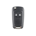 For Opel Car Keys Replacement 2 Buttons Car Key Case with Foldable Key Blade, 2 Buttons with Foldable Key Blade